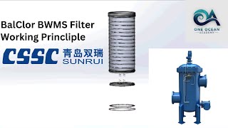 BalClor SunRui BWMS Working principle of filter [upl. by Owain]