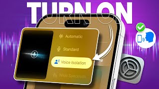 How to Turn on Voice Isolation on iPhone  Enable Voice Isolation on iPhone [upl. by Atiekan]