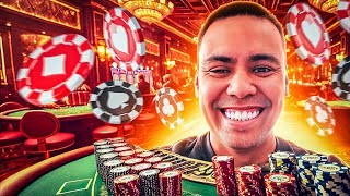 INSANE craps session in Vegas 40 MINUTE ROLL [upl. by Arodoet]