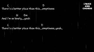 emptiness lyrics and chords [upl. by Suisyola401]