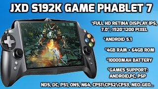 Best Handheld Gaming System of 2017  JXD S192K Singularity Phablet 7 inch IPS [upl. by Nwad545]