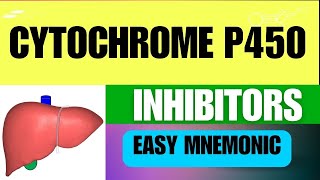 Cytochrome P450 inducers inhibitors and substrates Mnemonic Easy way to memorise [upl. by Nagap]