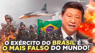 VERGONHA MILITAR Chineses classificam o Exército Brasileiro como o MAIS FALSO DO MUNDO [upl. by Apeed]