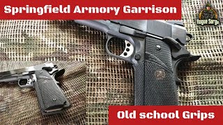 Pachmayr Grips installed on my two Springfield Armory Garrisons springfieldarmory 1911pistol [upl. by Ennagem]