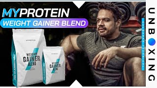 Myprotein Weight Gainer Blend Review amp Unboxing [upl. by Nimrac]