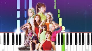 TWICE  Breakthrough Piano Tutorial [upl. by Aisetal]