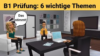 Mündliche Prüfung deutsch B1  Gemeinsam etwas planenDialog  6 wichtige Themen  sprechen Teil 3 [upl. by Dlorag906]