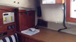 Hallberg Rassy 26  Inside Video [upl. by Francis]