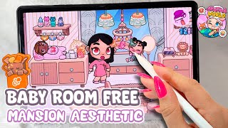 FREE BABY ROOM💗 ITEMS FROM THE NEW FURNITURE STORE Idea Design Pazu Avatar World Mansion Maker [upl. by Ameehs71]