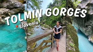 Tolmin Gorge  Slovenian Incredible Nature 😍🌳 [upl. by Sabas]