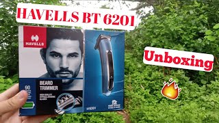 Havells Bt 6201 Unboxing amp First Look  Best Trimmer Under 2000 🔥🔥🔥 [upl. by Aeynod]