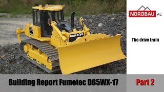 Fumotec Komatsu D65WX17 the drive train Part 2 [upl. by Pudendas726]