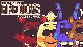 FNAF ON GAMEBOY  Five Nights at Freddys Pocket Horror  Night 1 [upl. by Eniamrahs595]