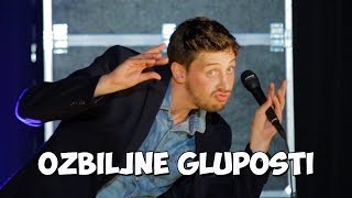 Tin Vodopivec  OZBILJNE GLUPOSTI 2015  Stand Up Comedy  Live in Zagreb [upl. by Nosemaj909]