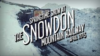 Springtime Snow At The Snowdon Mountain Railway [upl. by Amhsirak]