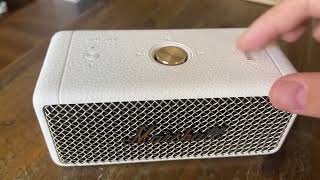 Marshall Emberton II Portable Bluetooth Speaker Such a great looking bluetooth speaker and battery [upl. by Oibirot]