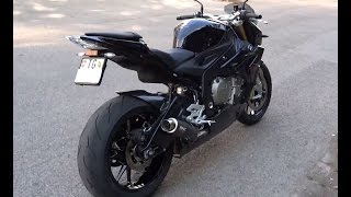 BMW S1000R Mod 2015 mit demwith SCProject GP M2 SlipOn AuspuffExhaust ohnewithout DBEater [upl. by Aduh]