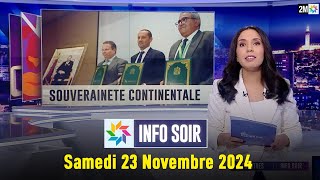 Info Soir  Samedi 23 Novembre 2024 [upl. by Alyt]