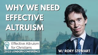 Rory Stewart on Effective Altruism [upl. by Retse]