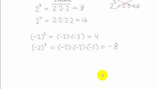 Matematikk 1P  017  Regnerekkefølge 3  Potenser [upl. by Nibor205]