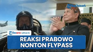 Reaksi Prabowo Subianto Melihat Atraksi Flypass Pertama Kali di IKN Tak Berhenti Tersenyum [upl. by Golding]