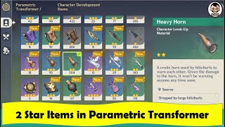 Parametric Transformer  What will you get when you use 2 Star Items  Genshin Impact [upl. by Hoo]