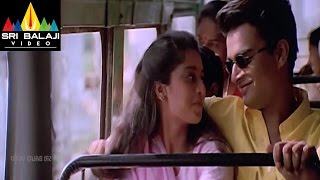 Sakhi Movie Shanti and Madhavan Bus Scene  Madhavan Shalini  Sri Balaji Video [upl. by Esirehc579]