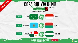 Copa Bolivia  U14 Varones  Nivel Élite [upl. by Oinota]