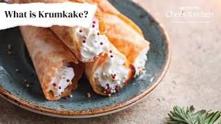 KRUMKAKE  Norwegian Christmas food  NСС Chefs Kitchen [upl. by Naesyar]