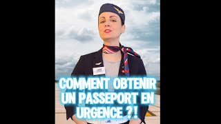 Comment obtenir un passeport en urgence [upl. by Brathwaite619]