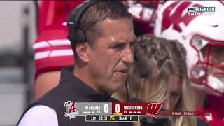 4 Alabama vs Wisconsin Full Game HD NCAAF 9142024 [upl. by Aliuqahs]