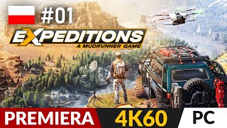 Expeditions A MudRunner Game PL 🛻 1  odc1 🚘 Symulator jazdy w błocie  Gameplay po polsku 4K [upl. by Aken]