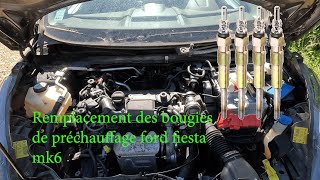 Comment remplacer les bougies de préchauffage ford fiesta mk6 [upl. by Nuarb]