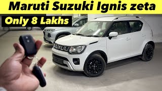 Maruti Suzuki Ignis Zeta 2nd Top Model Review On Road Price amp All Features  Ignis 2024 Model [upl. by Anai938]