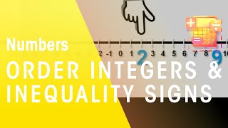 How To Order Integers amp How To Use Inequality Signs  Numbers  Maths  FuseSchool [upl. by Ayo]