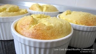 LowCarb Baked Ricotta Cheesecake Recipe  Dietplan101com [upl. by Anerb]