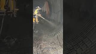 Underground Tunneling Shotcrete TunnelSupport [upl. by Jude]