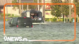 Flooding in Hillsborough County from Hurricane Milton in Florida [upl. by Jennie]