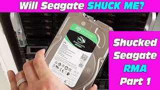 My Shucked Seagate Hard Drive FAILED Will I Get An RMA [upl. by Craggy603]