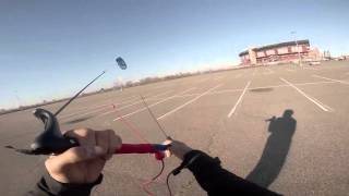 Longboard Kiting  Jones Beach Nikkon Theater GoPro HD 1080p 60fps kite skate skating [upl. by Joell912]