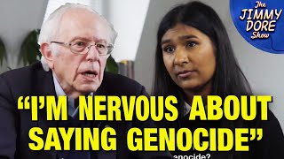 Bernie Sanders CALLED OUT For Denying Gaza Genoclde [upl. by Akimyt]