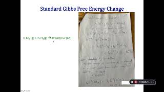 11reaction gibbs free energy bmb540 [upl. by Anoiuq]