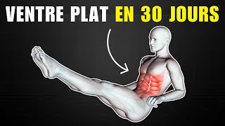 Ventre Plat en 1 Mois à la Maison  Les 6 Meilleurs Exercices [upl. by Erminie350]