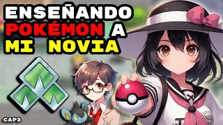 MI NOVIO ME ENSEÑA A JUGAR POKÉMON  ¿Podré derrotar a Gardenia — Pokémon Platino 🌹🌟🐒 [upl. by Einnad252]