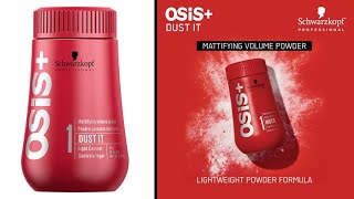 OSiS DUST IT Mattifying Powder amp Reviews [upl. by Wilmar]