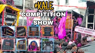 KALE COMPITITION  नंदी यात्रा काले 2024  BIG COMPITITION SHOW  एका‌ चौकात4 SOUND ची COMPITITION [upl. by Serafina]