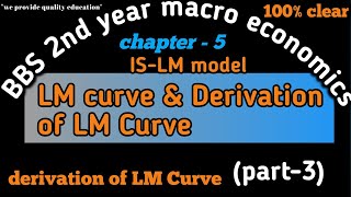 IS LM Model  Concept of LM Curve amp derivation of LM curve  LM curve with figure  Macroeconomic [upl. by Deidre279]