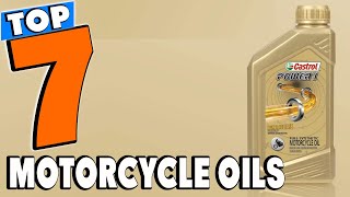 Top 5 Best Motorcycle Oils Review In 2024 [upl. by Ardnassela587]