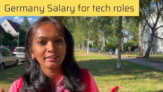 Salary ranges in Germany  What salary in Germany for tech  developer designer pm roles tamil [upl. by Neitsirhc]