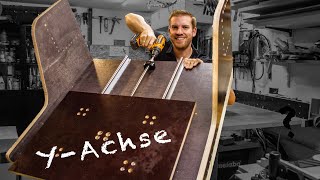 3 DIY CNC Fräse selber bauen  Anleitung zum Nachbau Schritt für Schritt  Teil 3  Die YAchse [upl. by Ahsac]